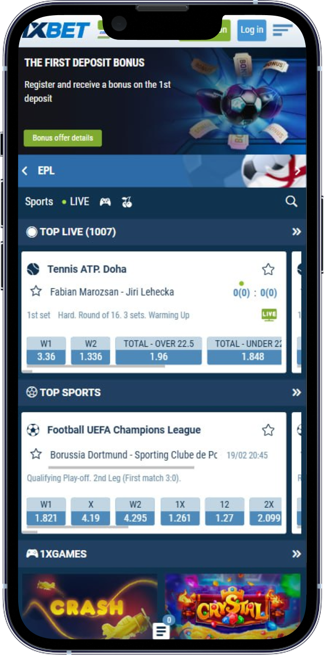 1xBet App iOS