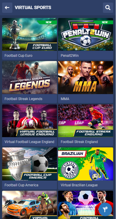 1xBet Virtual Sports