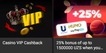 Cashback Bonuses