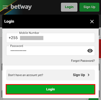 betway how to login