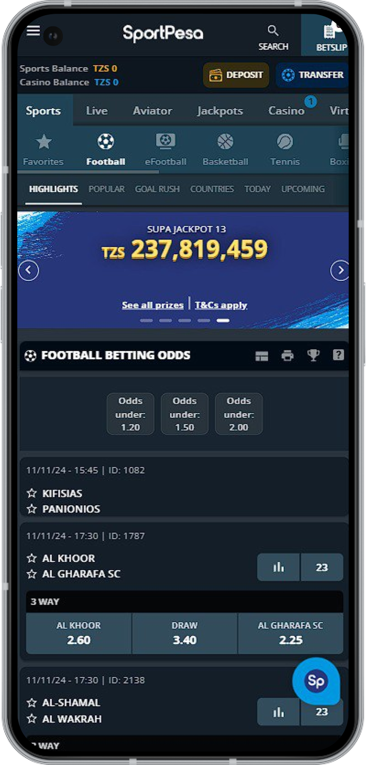Sportpesa download apk tz latest version