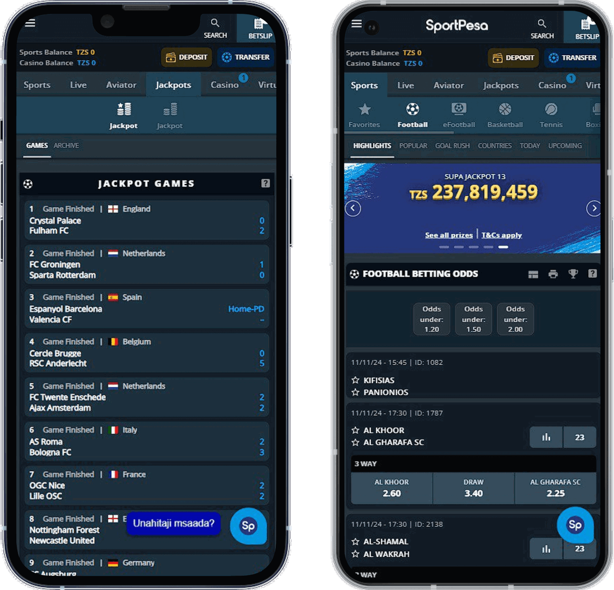 SportPesa app download