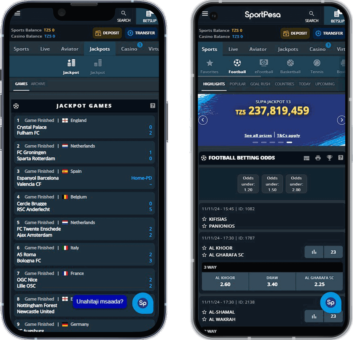 SportPesa app download  