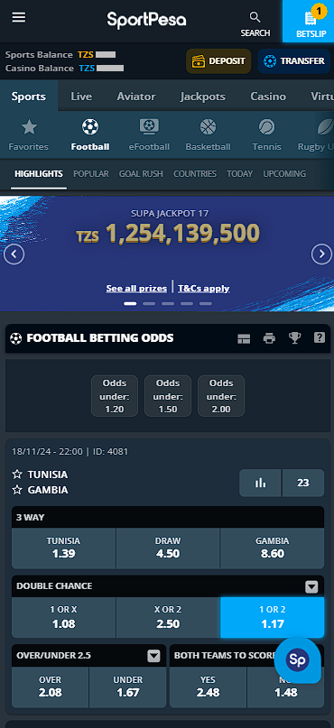 sportpesa tz - download ios