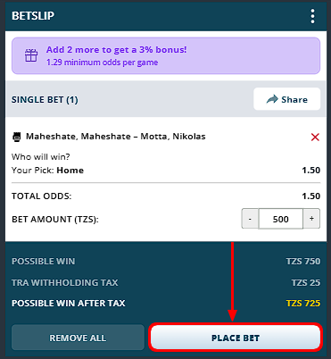 sportpesa betting in the app