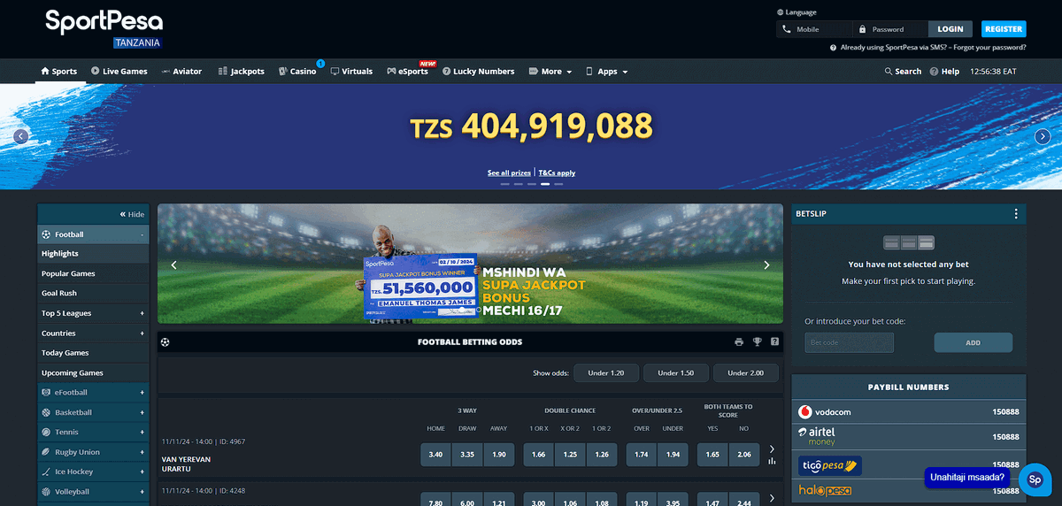Sportpesa review tz today