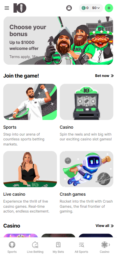 10bet mobile site