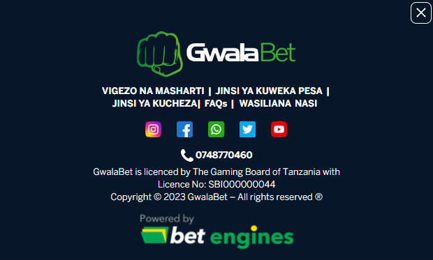 GwalaBet website