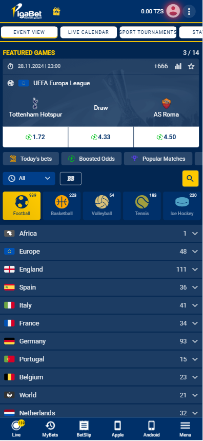 PigaBet Sports features