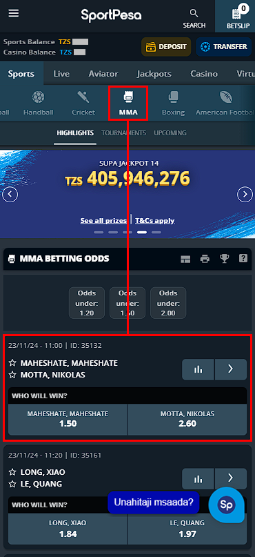 SportPesa tz app download latest version