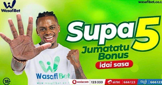 WasafiBet Monday supa5 Bonus