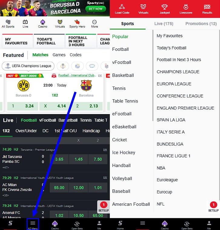 sportybet mobile site 