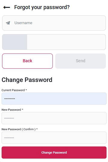 Mybet recovery password form