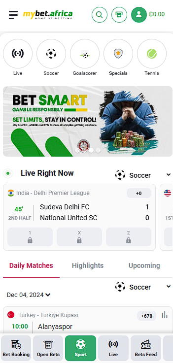 Mybet mobile site