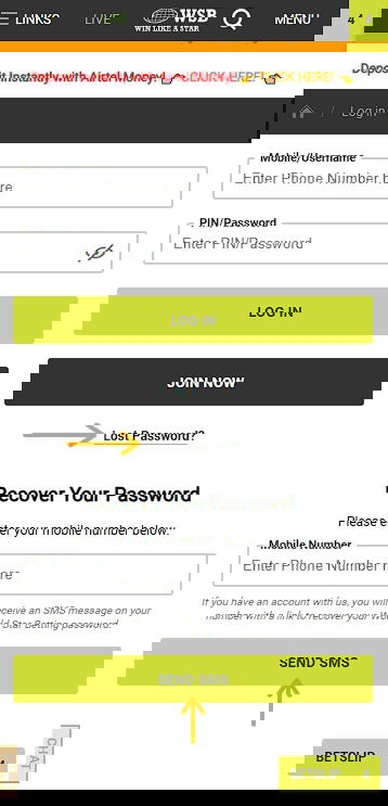 Worldstar betting password recovery